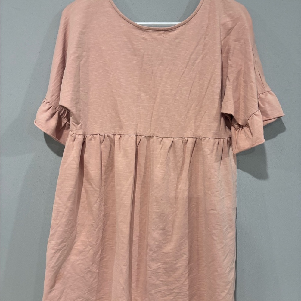 Altar’d State Blush Pink Babydoll Dress – Size M - Picture 3 of 4